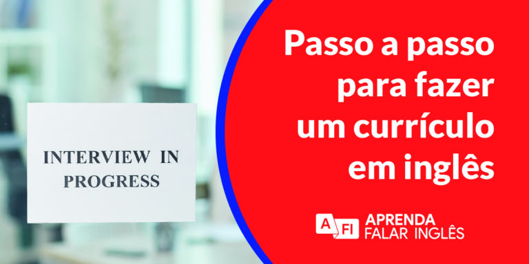 passo a passo fazer curriculo em ingles