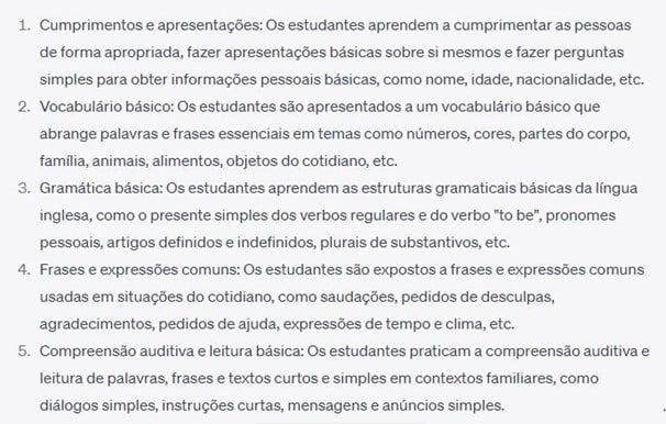utilizando o chatgpt
