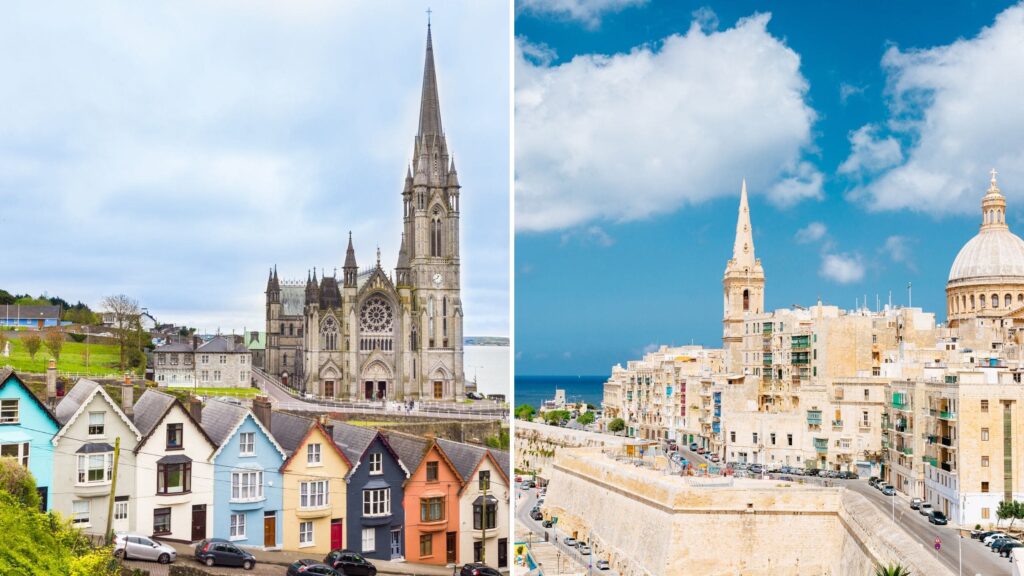 Irlanda ou malta