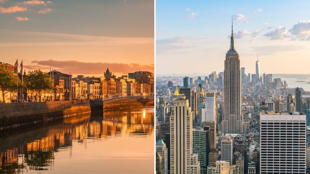 Irlanda ou Estados Unidos